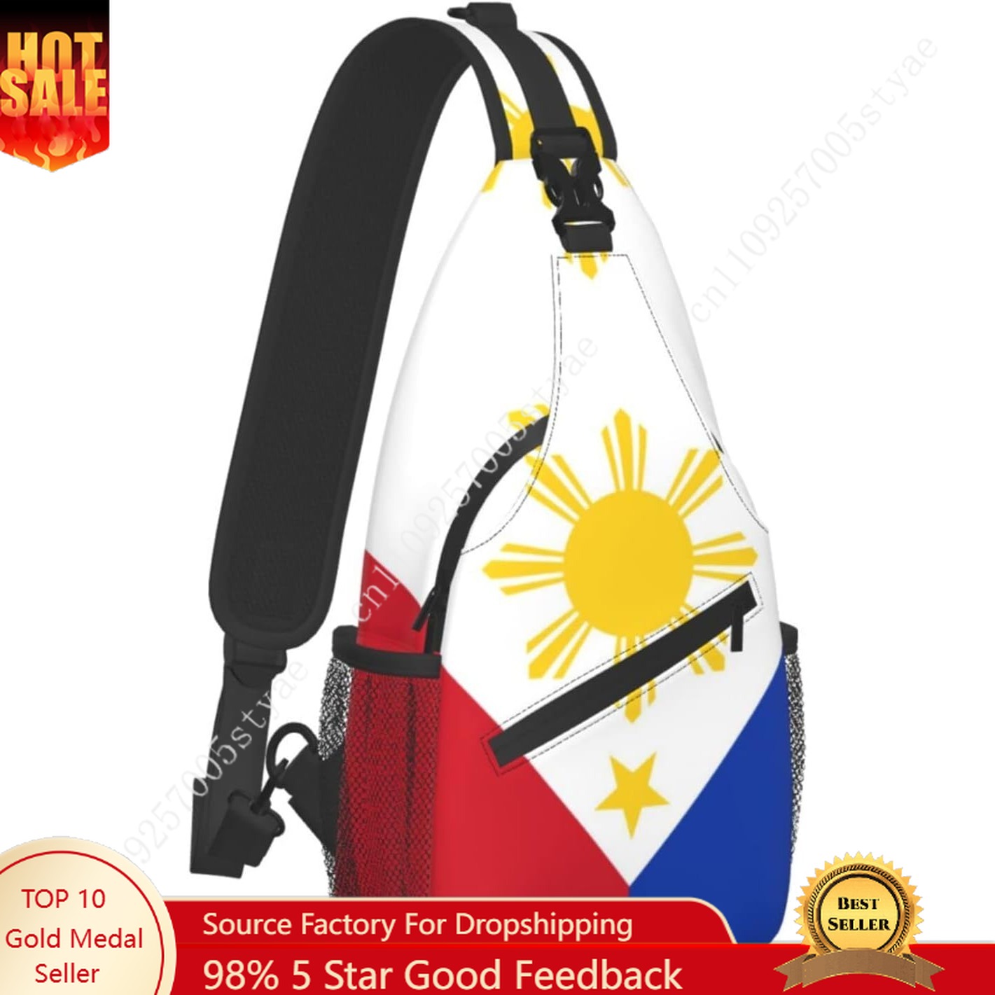 Men'S Accessories Philippines - Filippijnse vlag Sling Rugzak Heren Dames