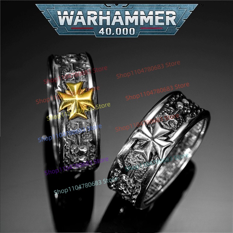 Men'S Accessories Rings - 40K Black Templars Crusader Vows Ring