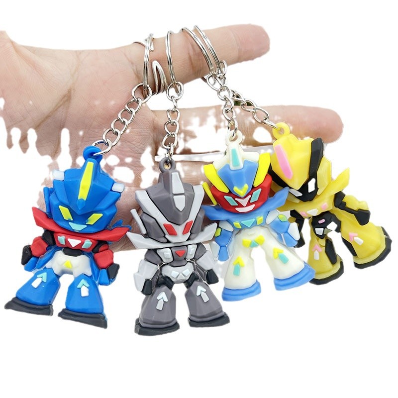 Men Accessories Bag - Gundam siliconen sleutelhanger, mini Mobile Suit