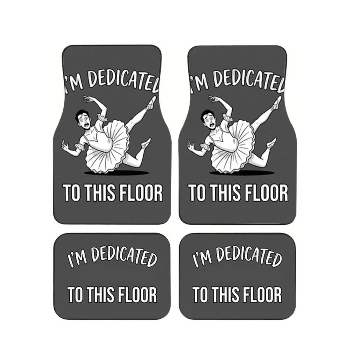 Men'S Accessories Vans - 4 Stuks Anti-Slip Auto Vloermatten Grappige