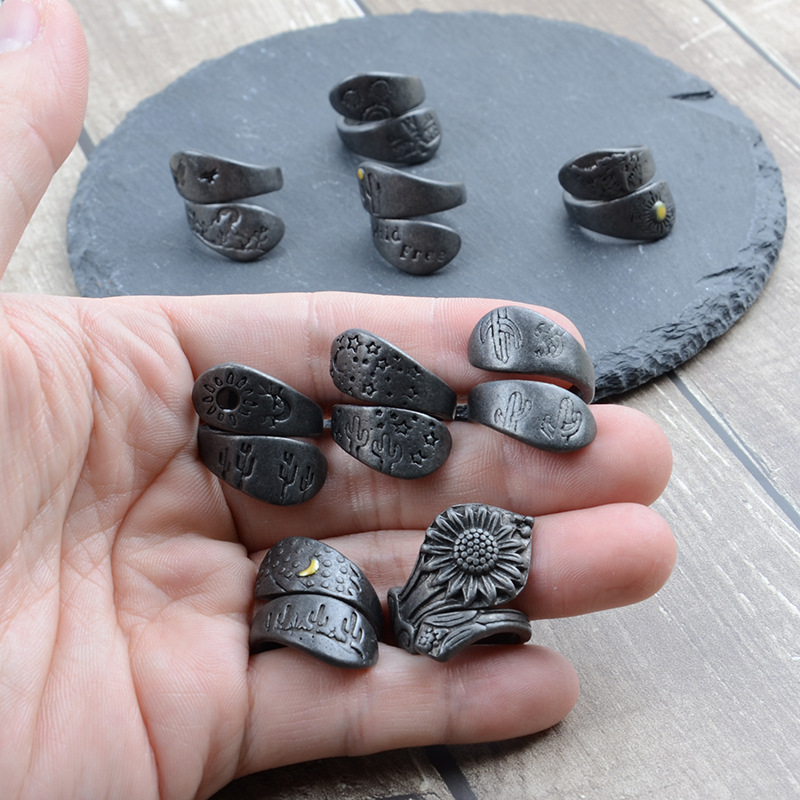 Men'S Accessories Rings - DIY accessoires Amazon grensoverschrijdende retro heren-