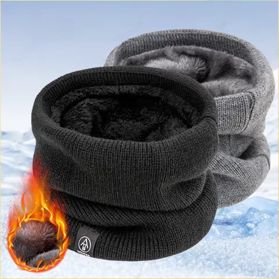 Men'S Accessories Rings - Winter nekwarmer sjaal met fleece gevoerde