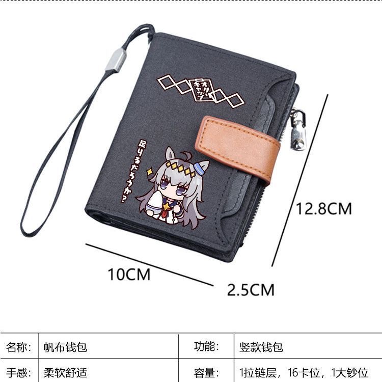 Men'S Accessories Wallet - Japanse Anime Little Kuri Hat Korte