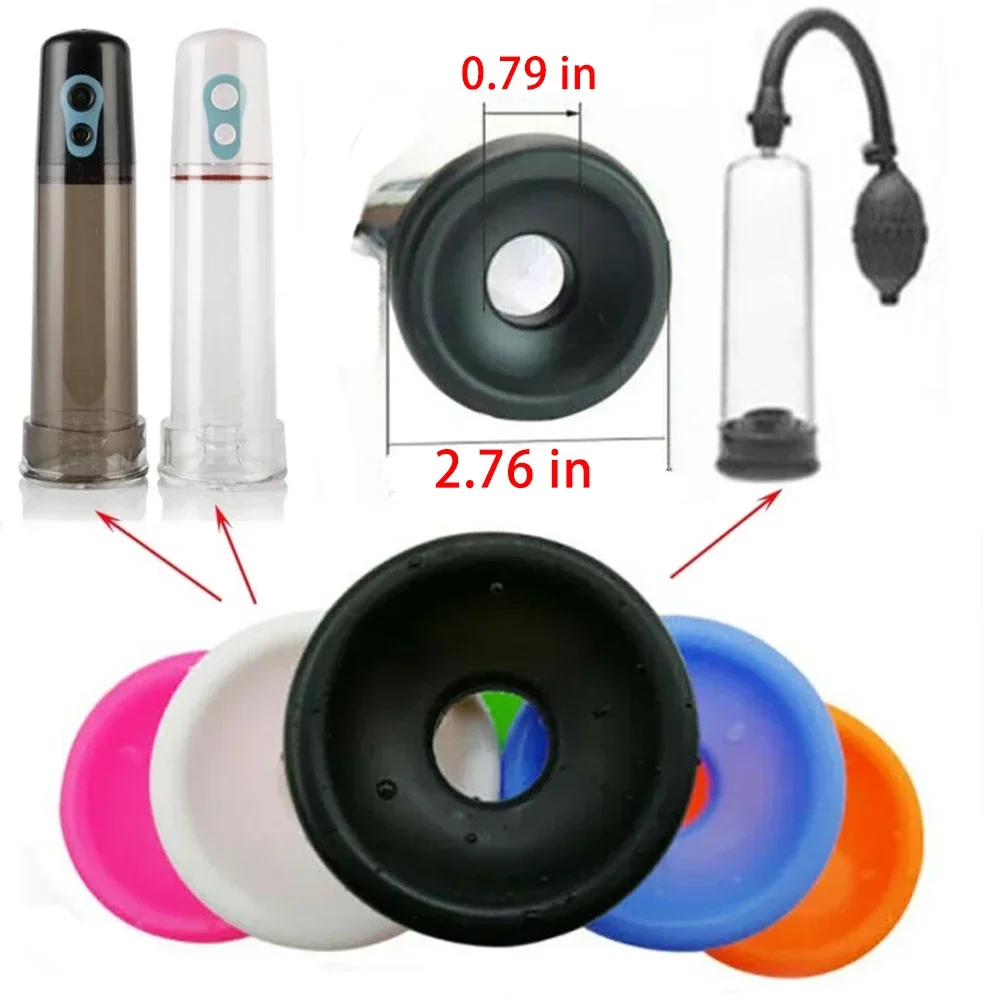 Men'S Accessories Rings - Universele Siliconen Hoes Penis Pomp Accessoires