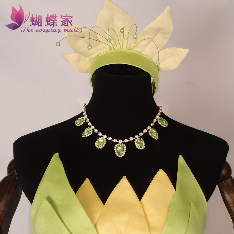 Prinses Tiana Jurk Cosplay Kos - Men'S Accessories Designer recensie en prijs