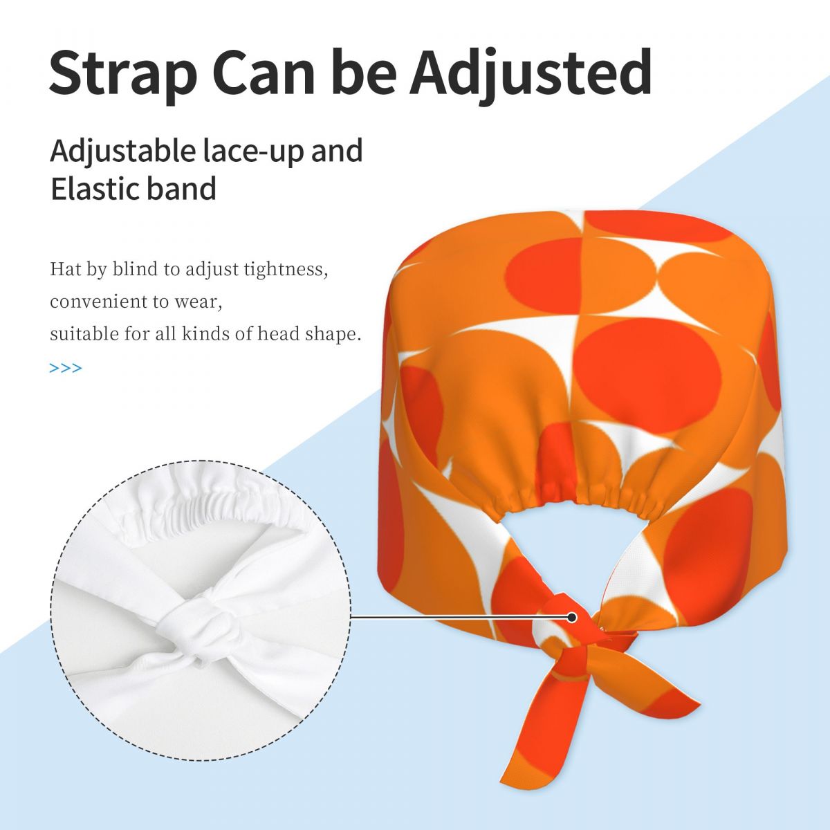 Oranje Bauhaus scrubmuts, chir - Men'S Accessories Designer recensie en prijs