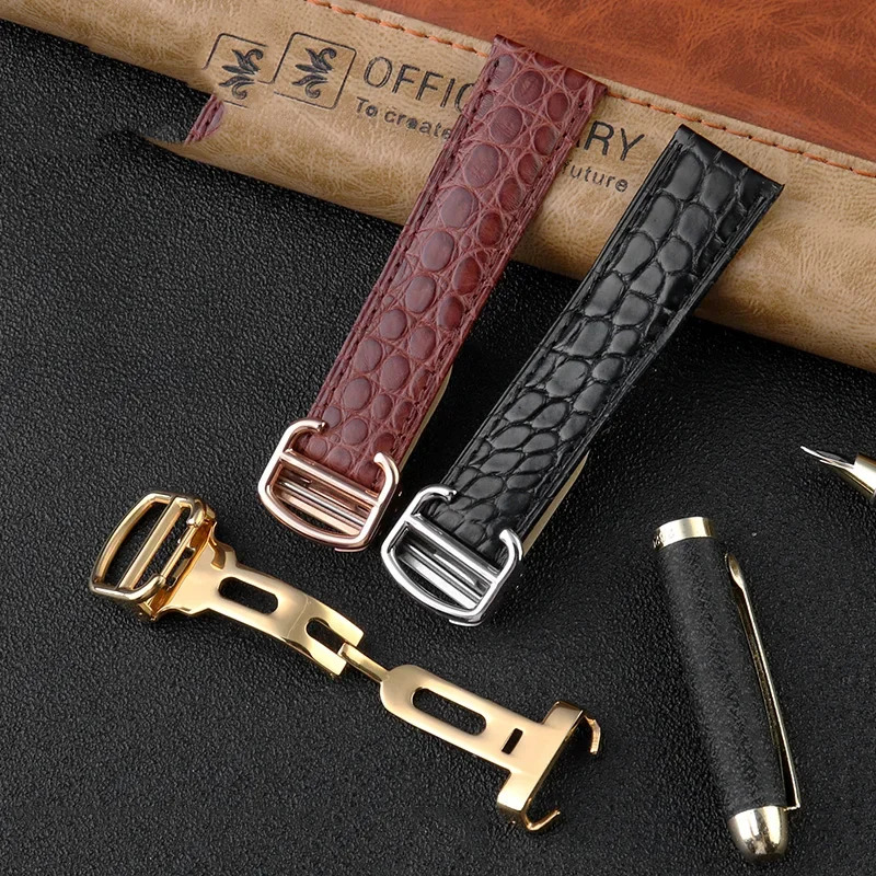 Krokodil Horlogeband 16 18 20  - Men'S Accessories Cartier recensie en prijs