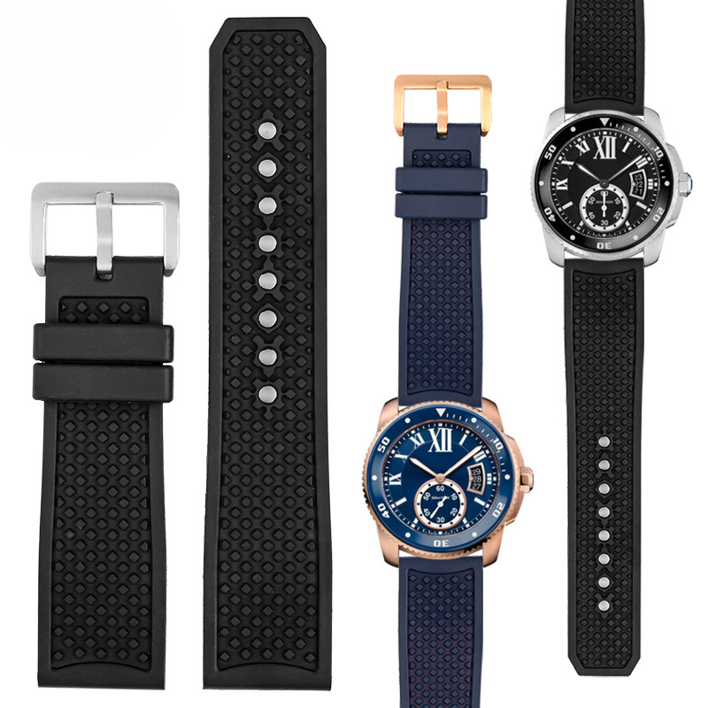 23Mm 24Mm Fluororubber Horloge - Men'S Accessories Cartier recensie en prijs
