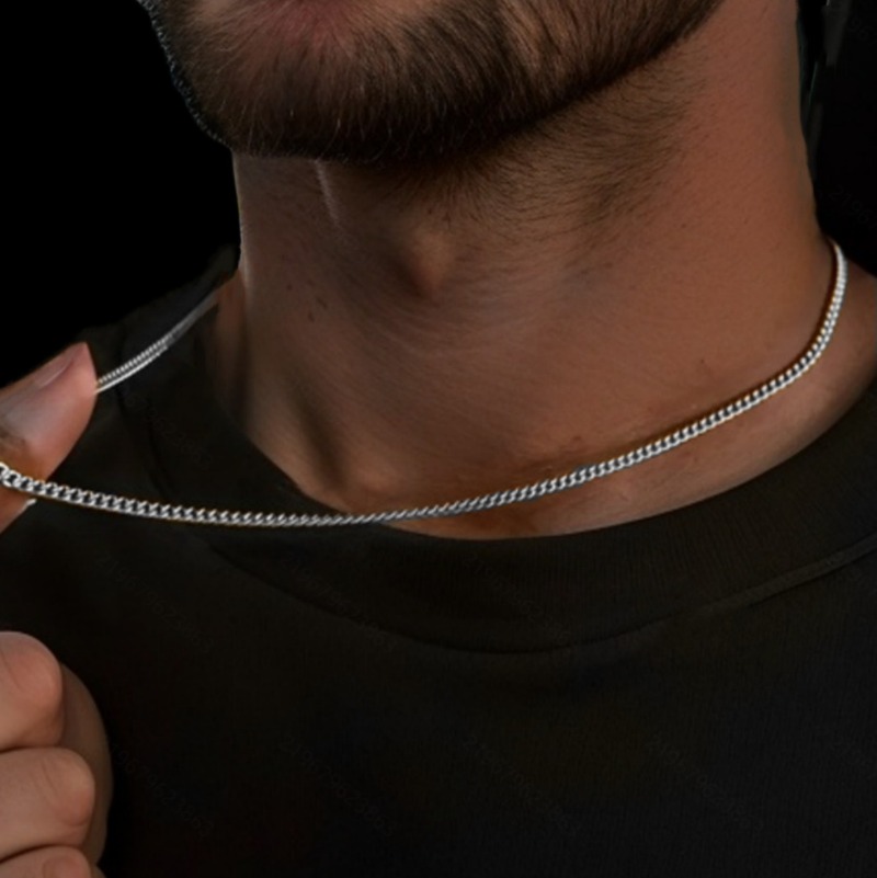 2 mm Cubaanse ketting voor her - Men'S Accessories Trending recensie en prijs