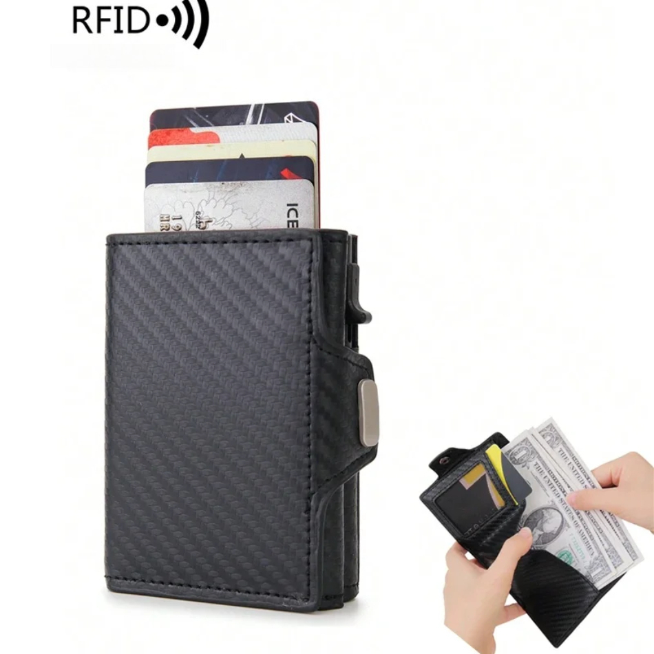 RFID-blokkerende pop-up portem - Bifold Leather Wallet recensie en prijs
