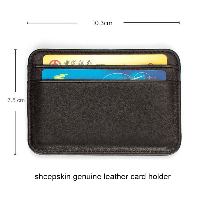 Echt lederen bezoekkaarthouder - Men'S Accessories Wallet recensie en prijs