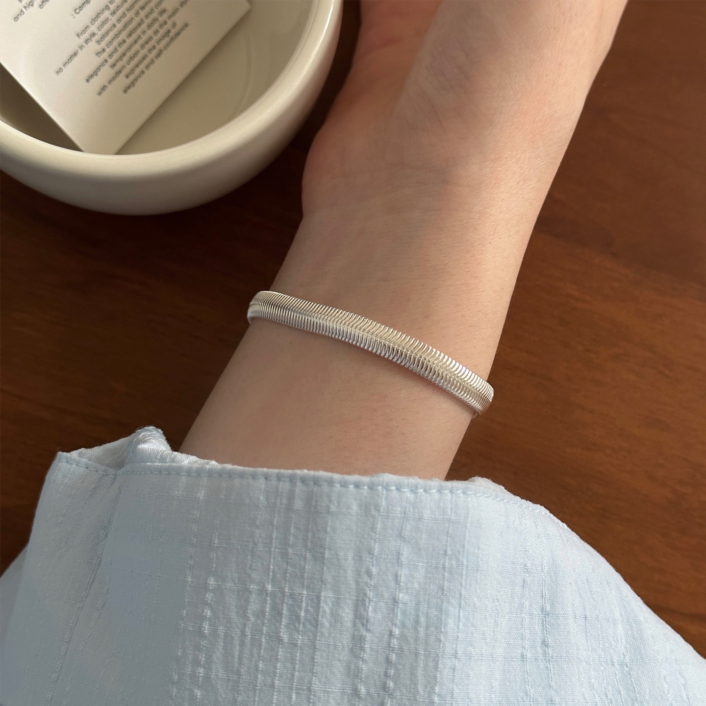 925 Sterling zilveren armbande - Men'S Accessories Trending recensie en prijs