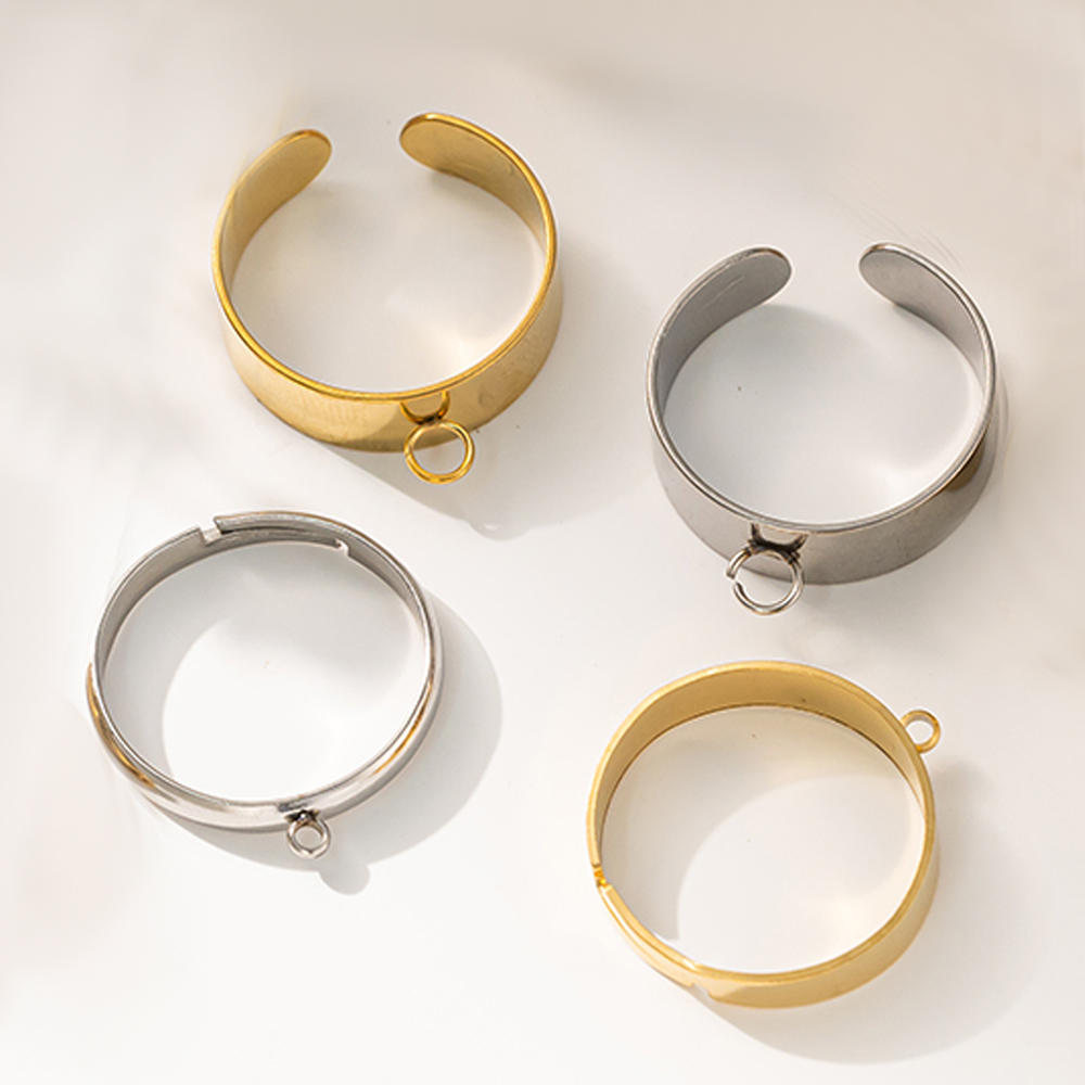 5 stks/partij Rvs Goud Kleur O - Men'S Accessories Rings recensie en prijs