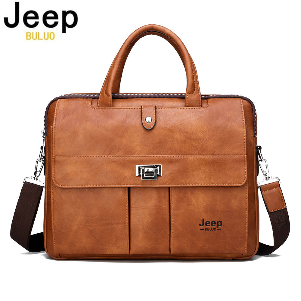Jeep Buluo leren aktetas voor  - Men Accessories Bag recensie en prijs