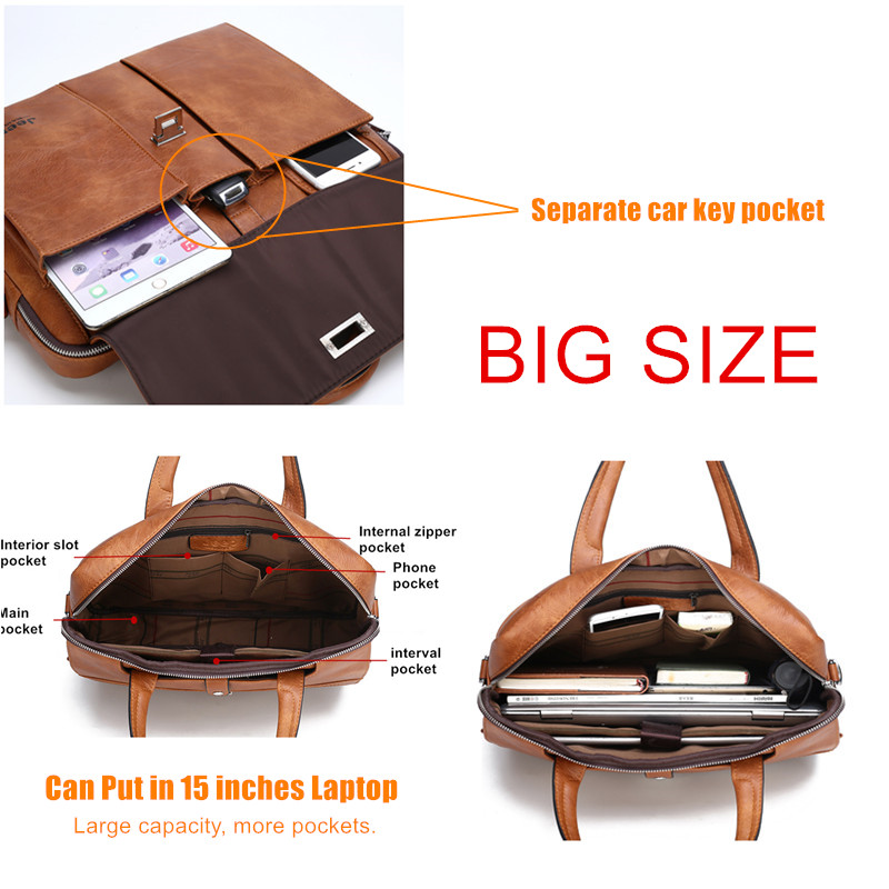 Jeep Buluo leren aktetas voor  - Men Accessories Bag recensie en prijs